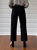 Marine Wide Leg Pant By Threadz  - Black