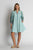 Mississippi Button Dress By IBSA - Lagoon
