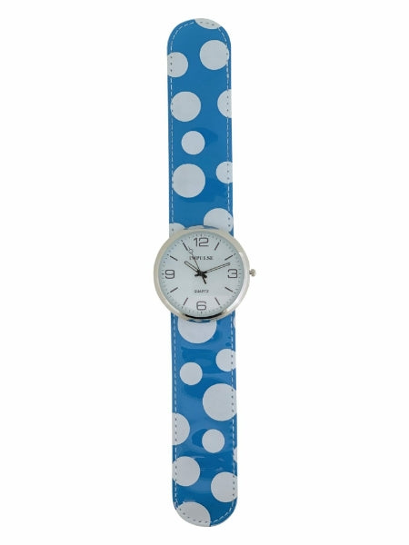 Slap Watch - Blue/White Spot