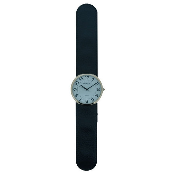 Slap Watch - Silver/Black