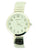 Stretch Band Watch - Silver/Glitter Face