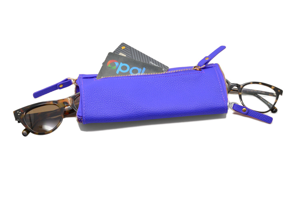 Doublet Glasses Pouch - Blue