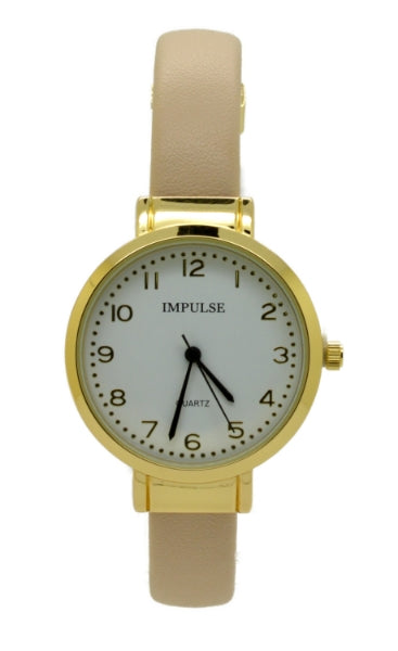 Bangle Watch - Gold/Stone