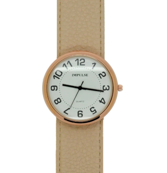 Slap Watch - Rose Gold/Stone
