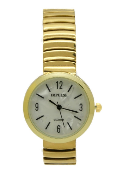 Stretch Band Watch - Gold