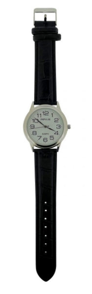 Traditional Watch - Silver / Black