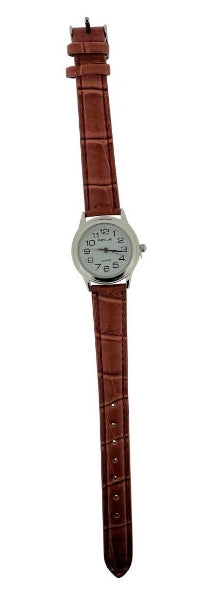 Traditional Watch - Silver / Tan
