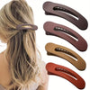 Flat Matte Hair Claw - Cherry