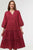 Cotton Dress By Portobello - Wine