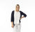 Essential Knit Tie Shrug By Orientique - Navy