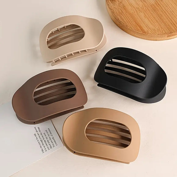 Flat Head Hair Clip - Black