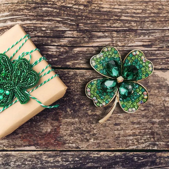 Four Leaf Clover Brooch