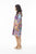 Ikebana Frill Sleeve Dress By Orientique - Print