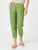 Linen Pleat Hem Pant By Gordon Smith - Basil