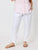 Sarah Pleat Hem Linen Pant By Gordon Smith - White