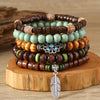 Bohemian Style Multi-Layer Wooden Bracelet