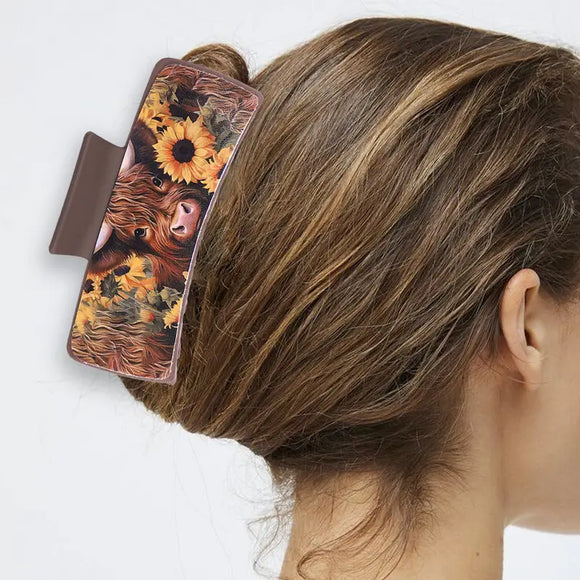Vintage Western Cowboy Hair Clip