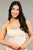 Shoestring Singlet Top By Tani - Sand
