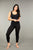 7/8th Legging By Tani - Black