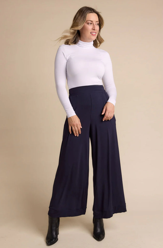 Turtle Neck By Tani - White