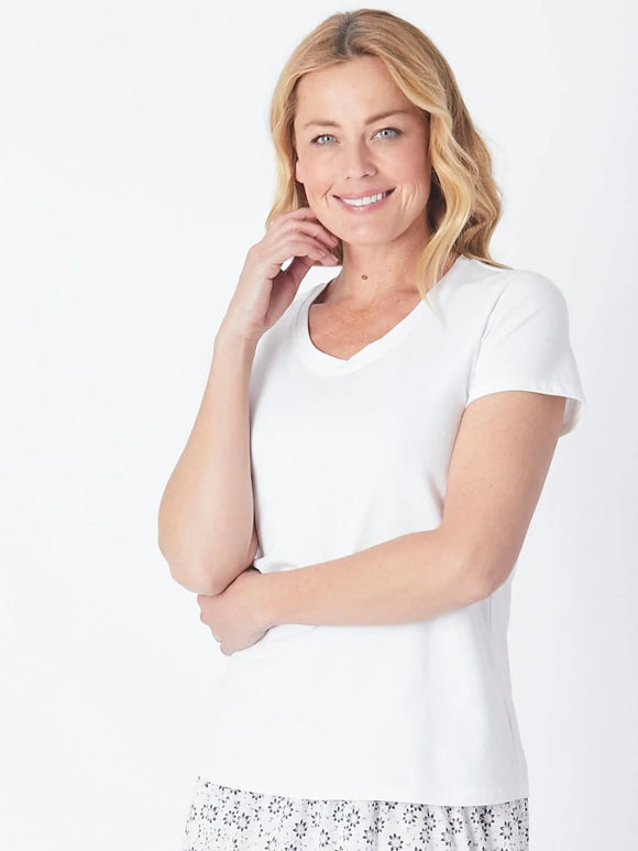 Basic Tee By Luna Sky - Ivory