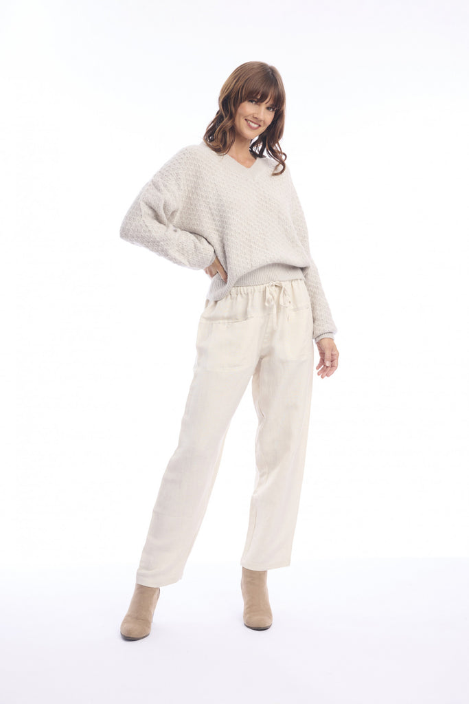 Linen Pant By Escape - Sand