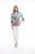 Provence Frill Neckline Top By Orientique