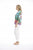 Provence Frill Neckline Top By Orientique