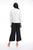 Fringe Linen Blend Jacket By Orientique - White