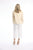 Fringe Linen Blend Jacket By Orientique - Sand