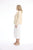Fringe Linen Blend Jacket By Orientique - Sand