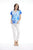 Contemporary V T-Shirt By Orientique - Greek Island