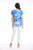 Contemporary V T-Shirt By Orientique - Greek Island