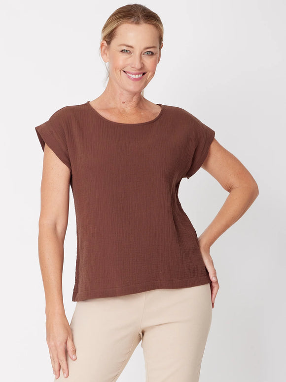 Tarin Everyday Top By Luka Sky - Chocolate