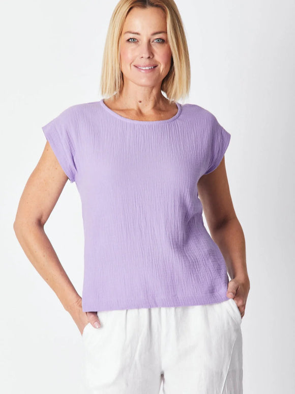 Tarin Everyday Top In Lavender