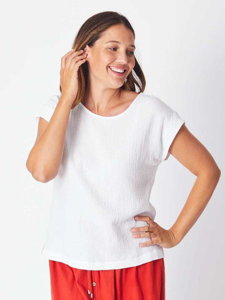 Tarin Everyday Top By Luna Sky - White
