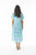 Montevideo Dress By Orientique - Aqua