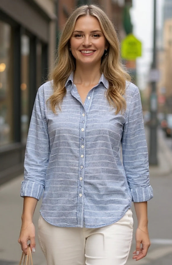 Denim Stripe Shirt