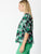 Pop Floral Print Top By Luna Sky - Green/Print