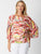 Boat Print Top By Cordelia St - Red