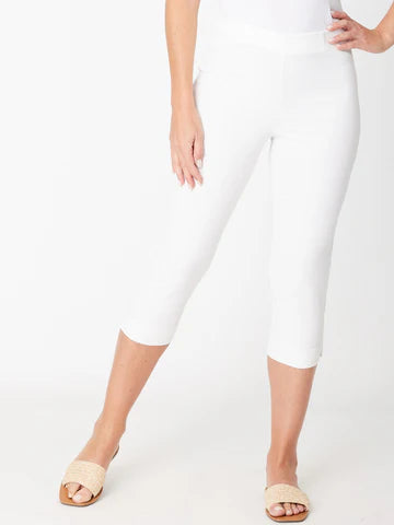 Cottolene Crop 3/4 Pant By Cordelia St - White