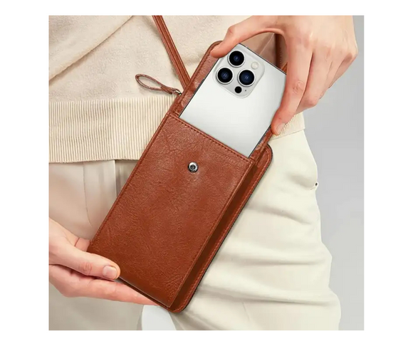 Rexi Phone Wallet & Cross Body Bag - Tan