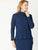 Cowl Top By Cordelia St - Navy