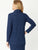 Cowl Top By Cordelia St - Navy