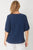Victoria Textured Top By Cordelia St - Blue