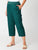 Wide Leg Crop Pant By Cordelia St - Forest