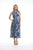 Liberte Sleeveless Midi Dress By Orientique - Blue