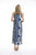 Liberte Sleeveless Midi Dress By Orientique - Blue