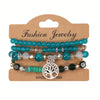 Bohemian Tree Of Life Braclet - Green
