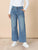 Hudson High Rise Wide Leg Jean - Denim